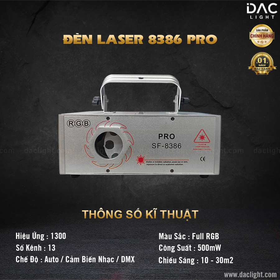 Đèn bay phòng 8386 pro