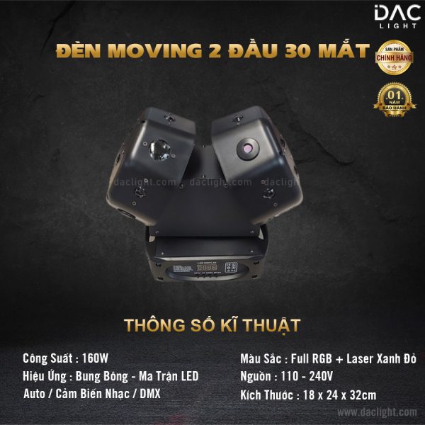 Đèn Moving 2 Đầu