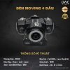 Đèn Moving 4 Đầu Viền LED