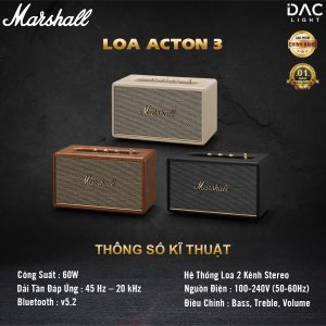 Loa Marshall Acton 3