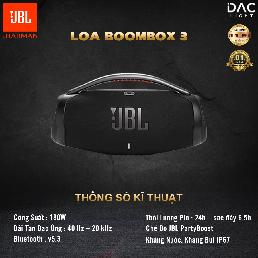 Loa JBL Boombox 3