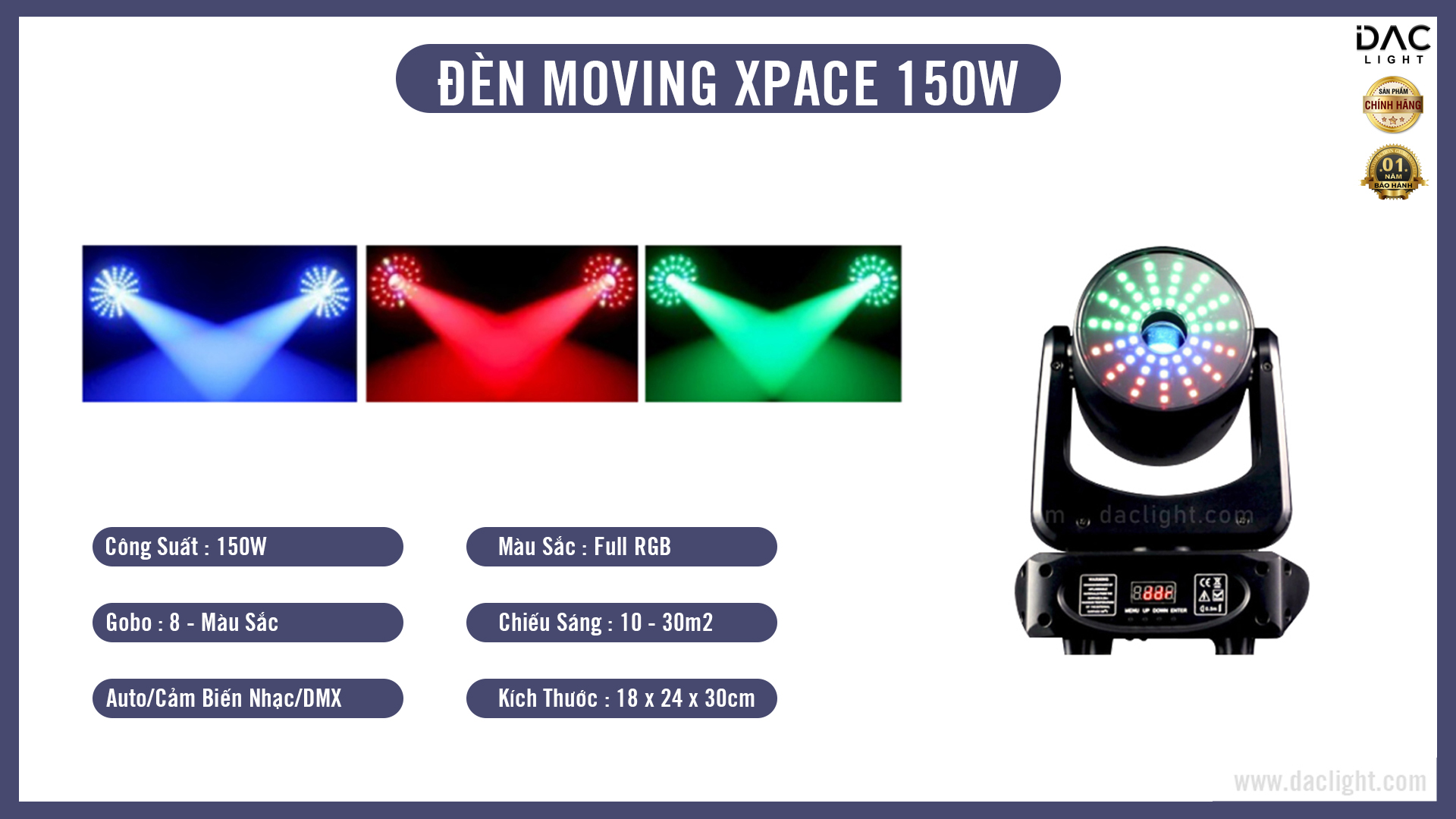 đèn moving 150