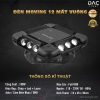 Đèn Moving 12 Mắt Vuông