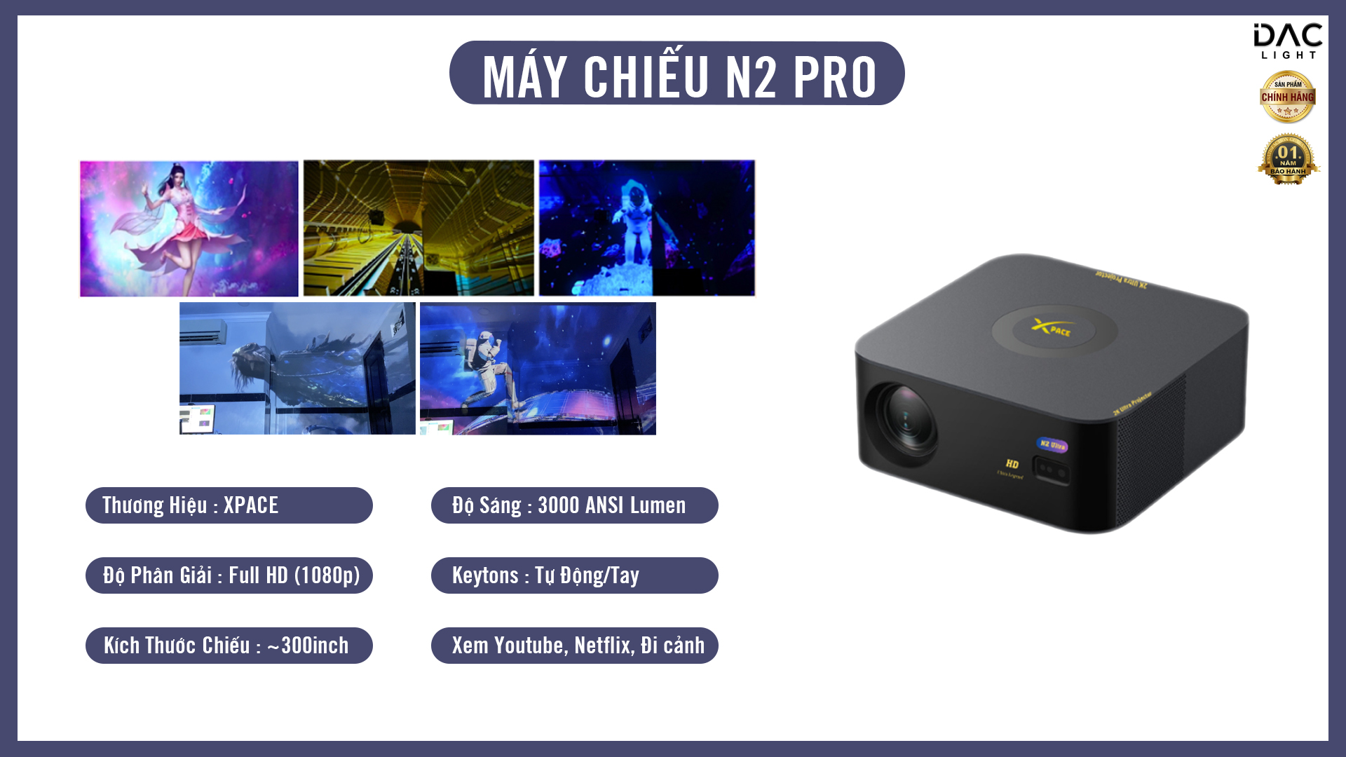 Máy chiếu đi cảnh n2 ultra