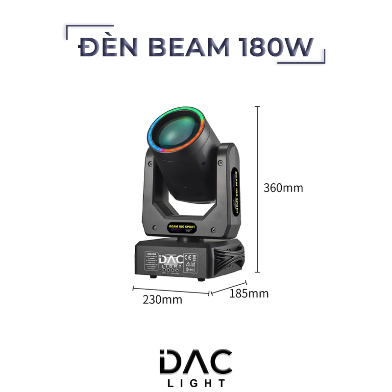 den-beam-san-khau-180w