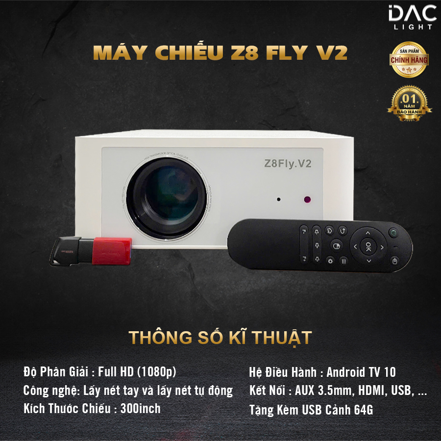 Máy Chiếu Z8 Fly V2