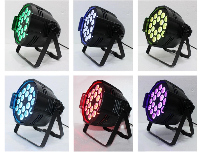 Hiệu ứng ánh sáng mạnh mẽ, đa sắc của đèn Par Led 18 Full Color
