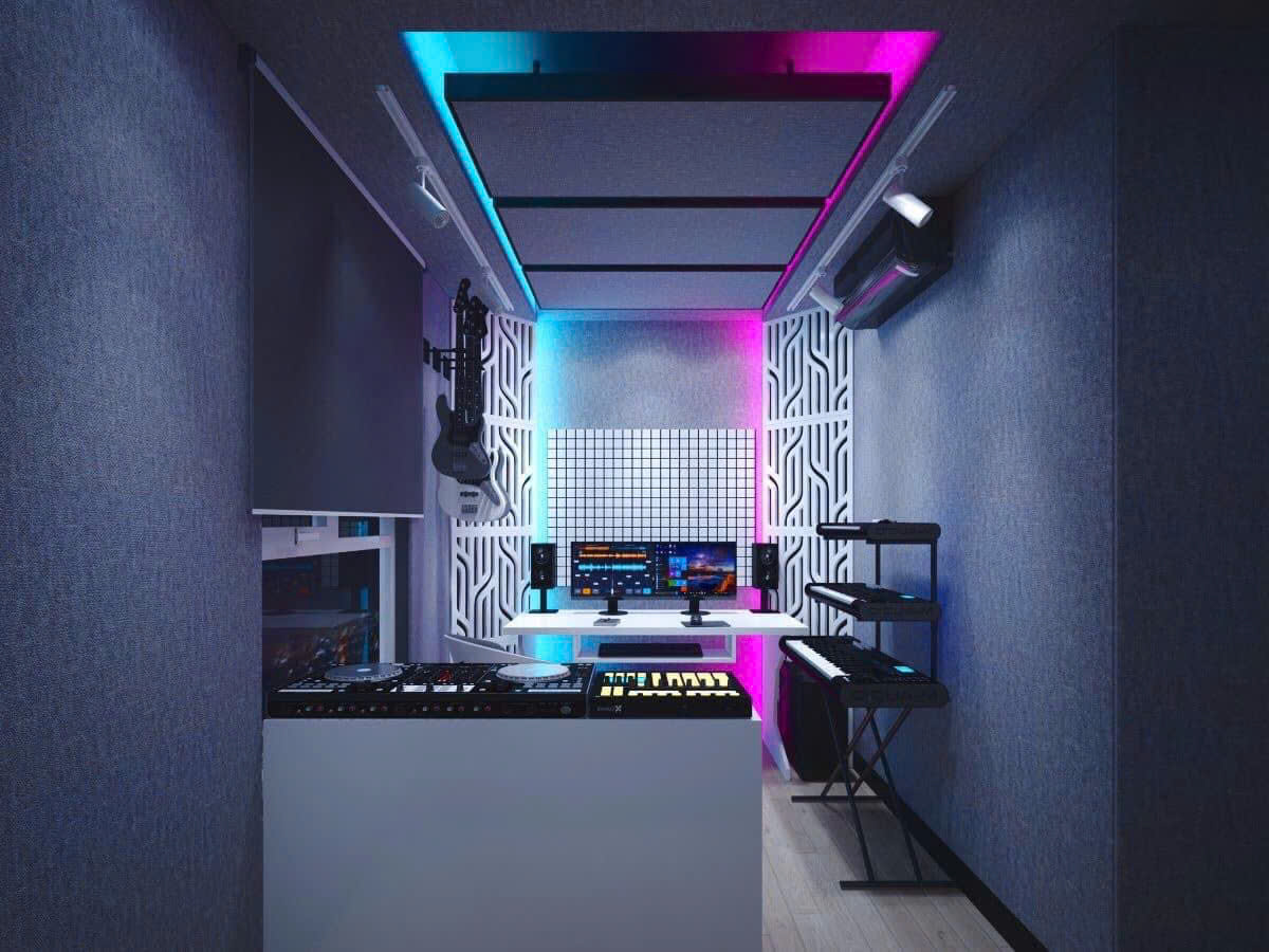 Thi công cách âm,decor studio