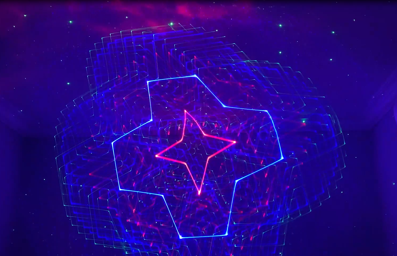 Setup phòng chill với đèn bay phòng mini DAC Light