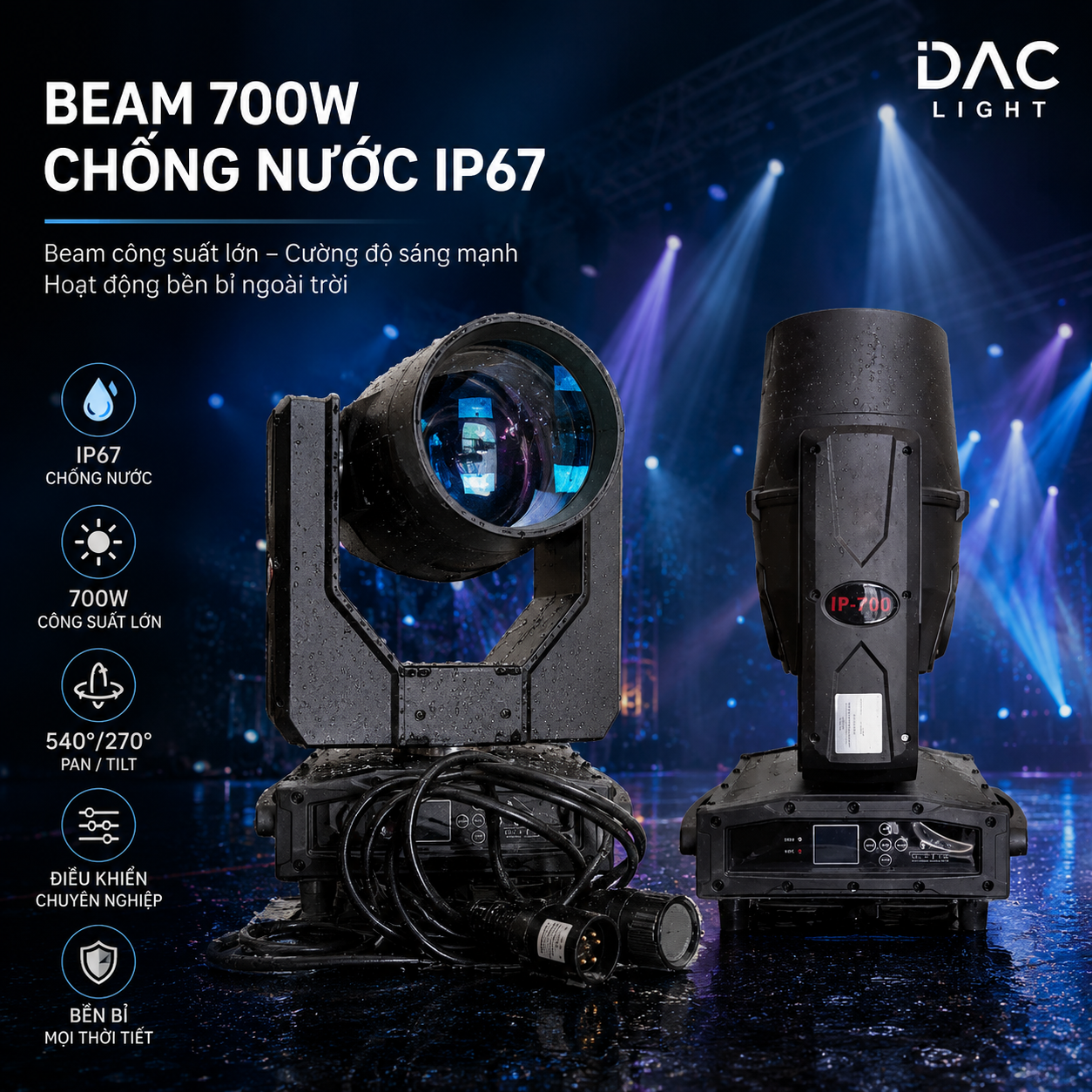 beam chống nước 700w outdoor
